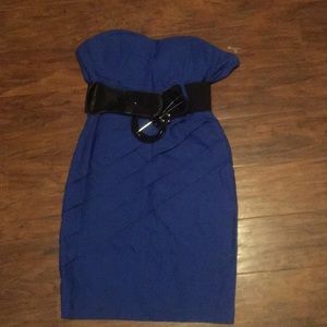 Body Central royal blue dress NWT